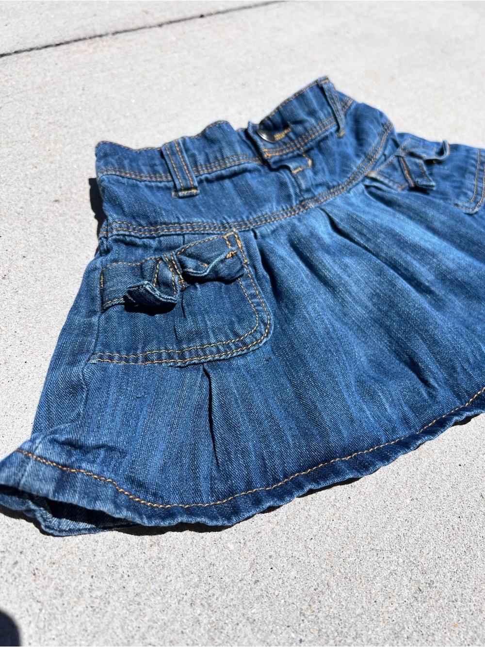 Circo Blue Denim skirt Y2K Girls size 2T